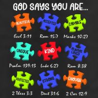 God Says I Am Autism Png Retro Autism Cool Comfort Performance Bucket Hat