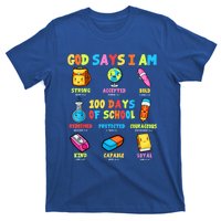 God Says I Am 100 Days Of School Christ Bible Saying Graphic T-Shirt