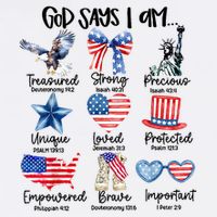 God Says I Am 4th Of July Christian Family Bucket Hat