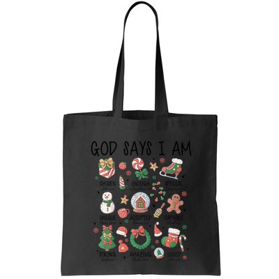 God Says I Am Cute Christmas Xmas Christian Bag