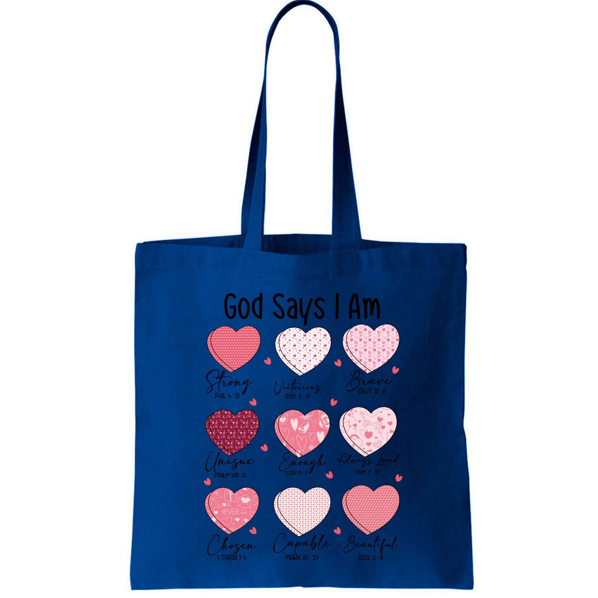 God Says I Am Christian Valentien Coquette Jesus Valentine Meaningful Gift Bag