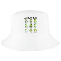 God Says I Am Christian Frog Love Funny Religious Jesus Cool Comfort Performance Bucket Hat