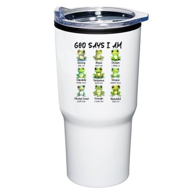 God Says I Am Christian Frog Love Funny Religious Jesus Tumbler