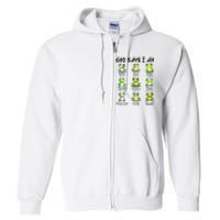 God Says I Am Christian Frog Love Funny Religious Jesus Full Zip Hoodie