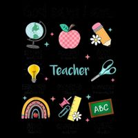 God Says I Am Teacher Life Drawstring Bag