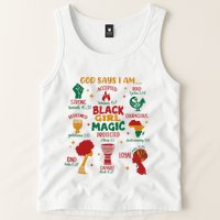 God Says I Am Black Christian Woman Tank Top