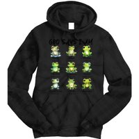 God Says I Am Christian Frog Love Funny Religious Jesus Tie Dye Hoodie