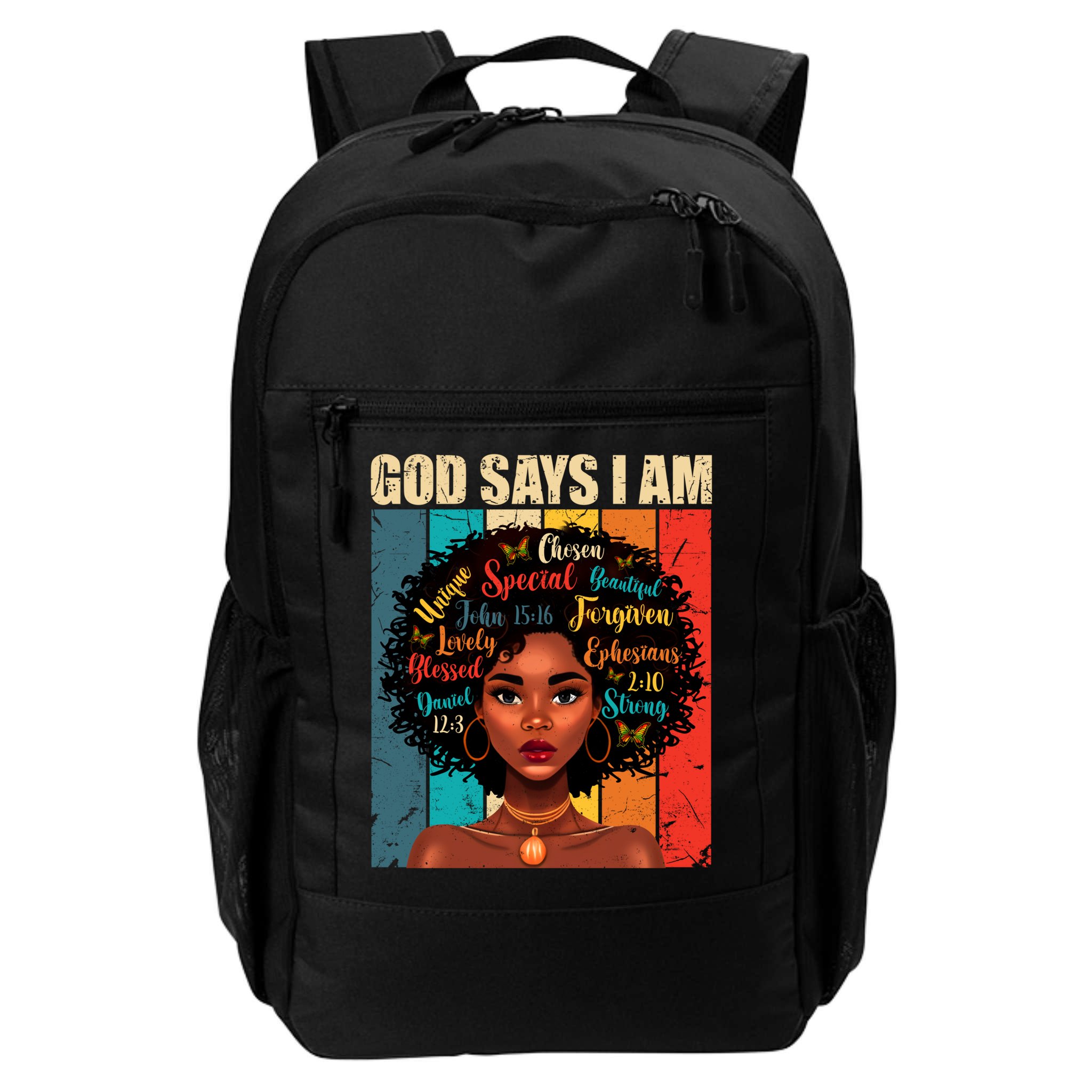 God Says I Am Black History Month Juneteenth African America Cute Gift Backpack