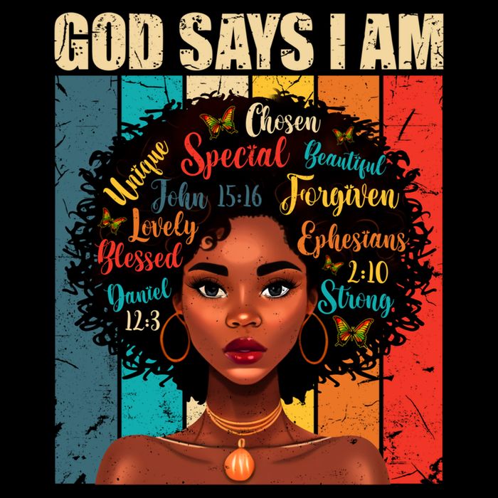 God Says I Am Black History Month Juneteenth African America Cute Gift Backpack