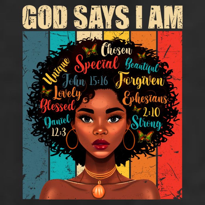 God Says I Am Black History Month Juneteenth African America Cute Gift Hat