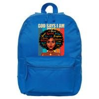 God Says I Am Black History Month Juneteenth African America Cute Gift 16 in Basic Backpack