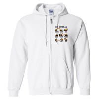 God Says I Am... Construction Trucks Bible Verses Full Zip Hoodie