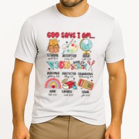 God Says I Am 100 Days Of School Cooling Performance Crew T-Shirt