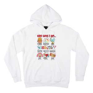 God Says I Am 100 Days Of School Hoodie