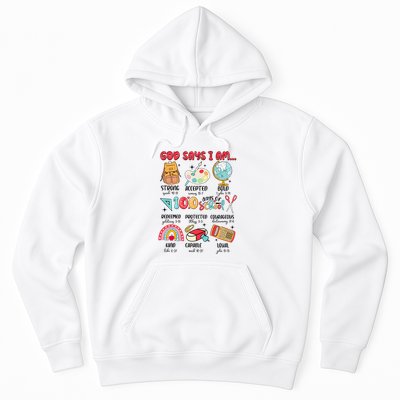 God Says I Am 100 Days Of School Hoodie