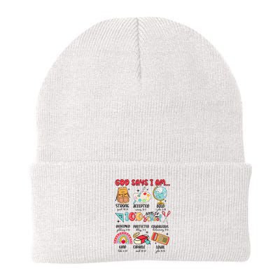 God Says I Am 100 Days Of School Beanie