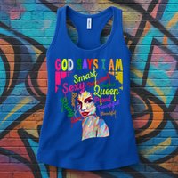 God Says I Am Juneteenth Black Black History Month Blm Funny Gift Womens Tank Top
