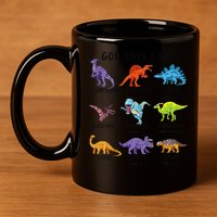 God Says I Am Funny Dinosaur Bible Verse Christian 11oz C Handle Ceramic Mug