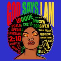 God Says I Am Melanin Black Black History Juneteenth Gift 16 in Basic Backpack