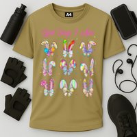 God Says I Am Easter Bunny Rabbit Easter Day Bible Verse Cooling Performance Crew T-Shirt