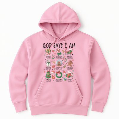 God Says I Am Cute Christmas Xmas Christian Hoodie