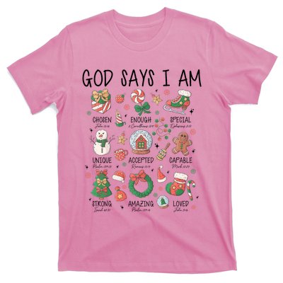 God Says I Am Cute Christmas Xmas Christian T-Shirt