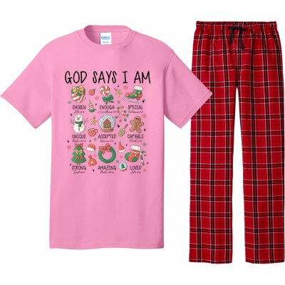 God Says I Am Cute Christmas Xmas Christian Pajama Set