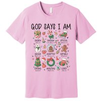 God Says I Am Cute Christmas Xmas Christian Premium T-Shirt