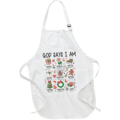 God Says I Am Cute Christmas Xmas Christian Apron