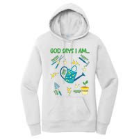 God Says I Am Gardening Lover Women Christian Women's Pullover Hoodie