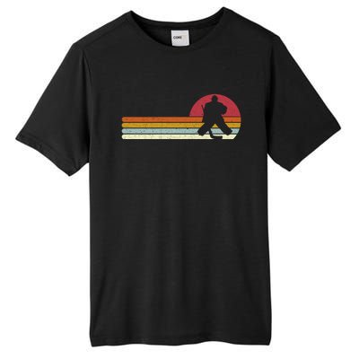 Goalie Sunset Ice Hockey Goalkeeper Gift Tall Fusion ChromaSoft Performance T-Shirt