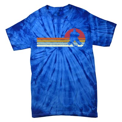 Goalie Sunset Ice Hockey Goalkeeper Gift Tie-Dye T-Shirt