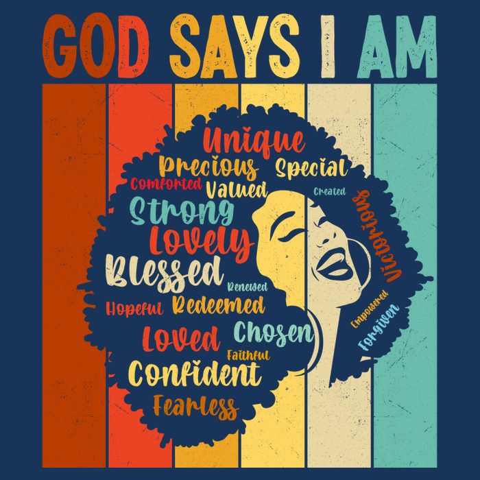 God Says I Am Black Woman Stylish Afro Toddler Hoodie