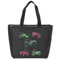 God Says I Am Tractor Lover Christian Zip Tote Bag
