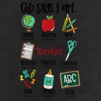 God Says I Am Teacher 11oz C Handle Ceramic Mug