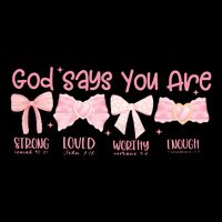 God Says I Am Coquette 16 in Basic Backpack