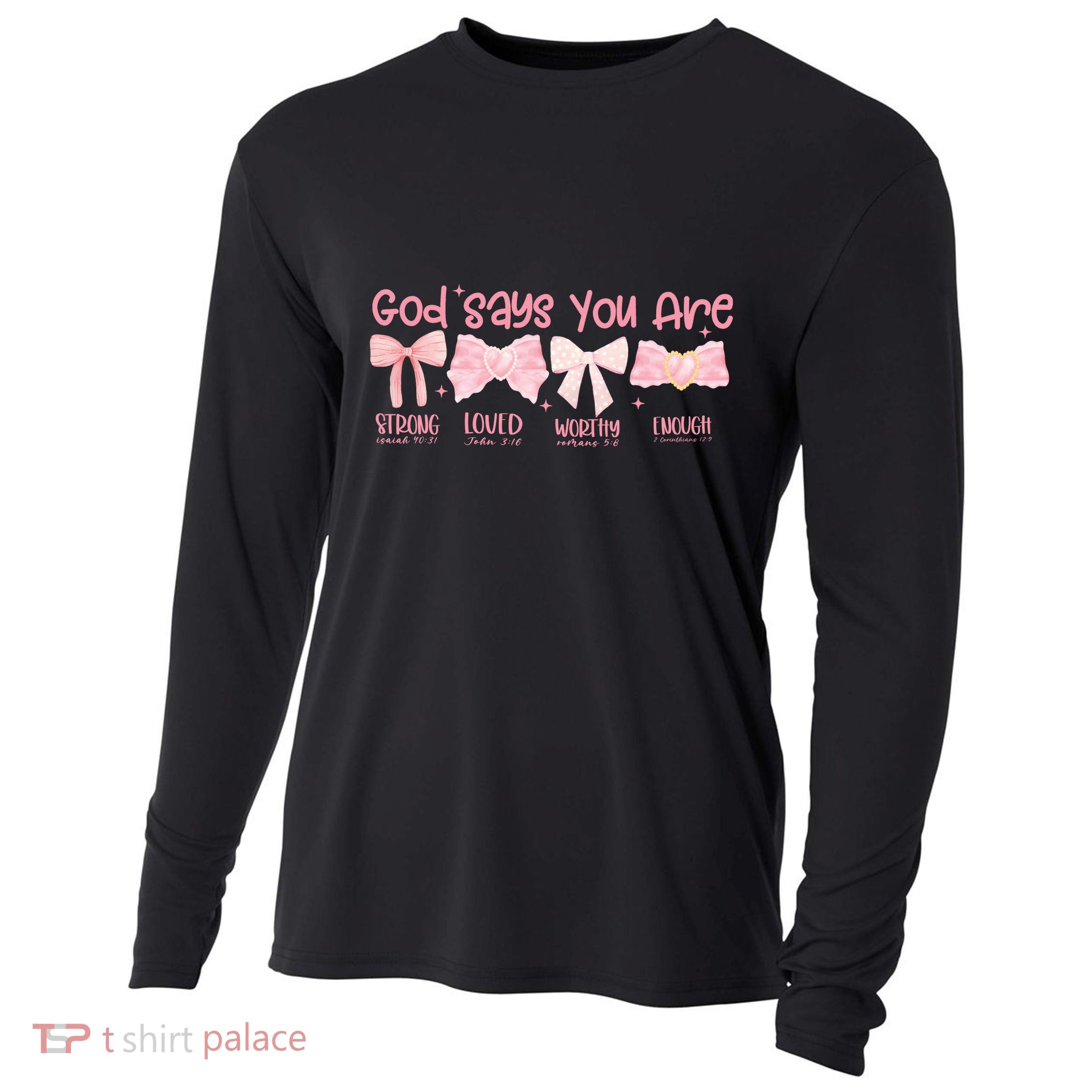 God Says I Am Coquette Cooling Performance Long Sleeve Crew