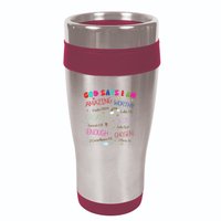 God Says I Am C.R.A.Y.O.N Drawing Bible Christian 16oz Travel Tumbler