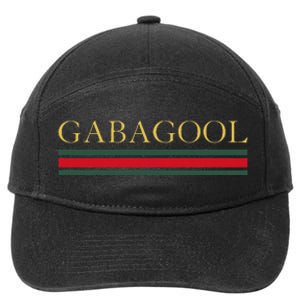 Gabagool Satirical Italian Slang 7-Panel Snapback Hat