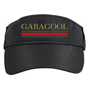 Gabagool Satirical Italian Slang Adult Drive Performance Visor