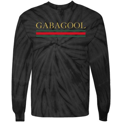 Gabagool Satirical Italian Slang Tie-Dye Long Sleeve Shirt