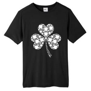 Green Shamrock Irish Dentist Tooth St Patrick's Day Dental Gift Tall Fusion ChromaSoft Performance T-Shirt