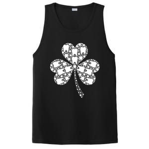 Green Shamrock Irish Dentist Tooth St Patrick's Day Dental Gift PosiCharge Competitor Tank