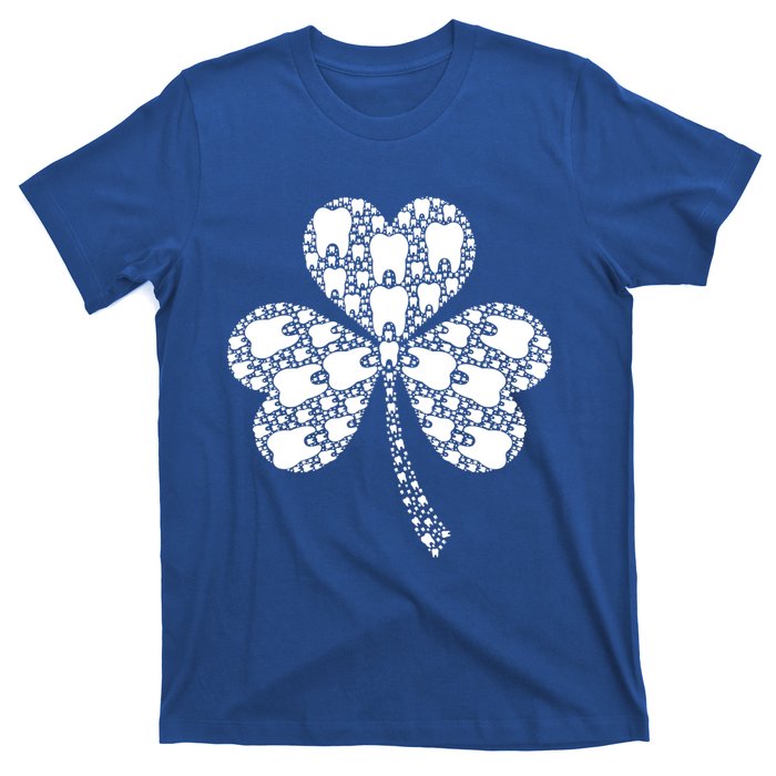 Green Shamrock Irish Dentist Tooth St Patrick's Day Dental Gift T-Shirt