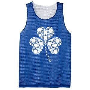 Green Shamrock Irish Dentist Tooth St Patrick's Day Dental Gift Mesh Reversible Basketball Jersey Tank