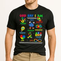 God Says I Am Be Kind Autism Awareness  Cooling Performance Crew T-Shirt