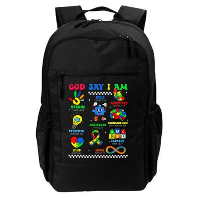 God Says I Am Be Kind Autism Awareness  Backpack