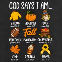 God Says I Am Fall Vibes Autumn Christian Hat
