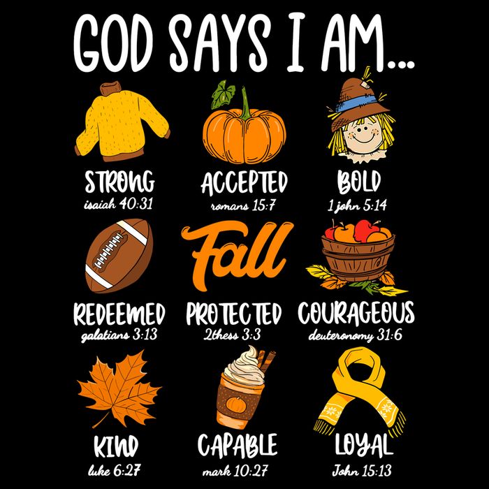 God Says I Am Fall Vibes Autumn Christian Wool Snapback Cap