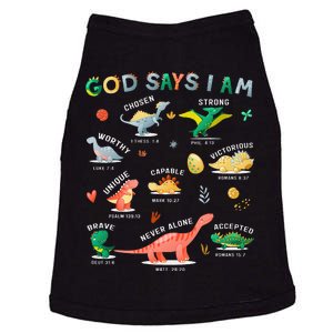 God Says I Am Dinosaur Doggie Tank